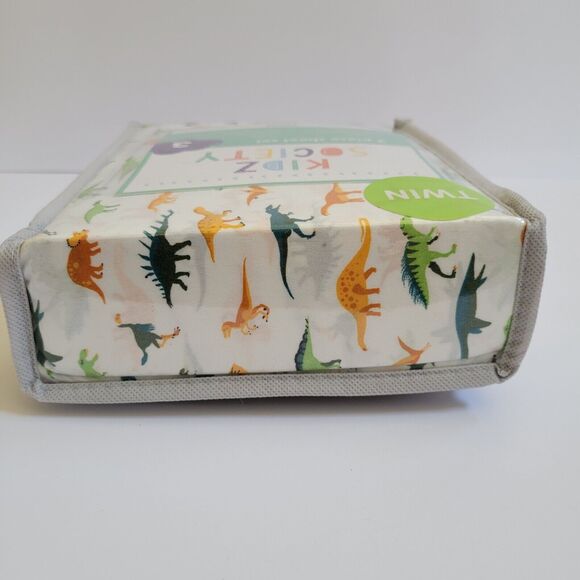 Green Yellow Dinosaurs Triceratops Pterodactyl 3 pc Twin Sheet Set Kids Jurassic - Picture 4 of 10